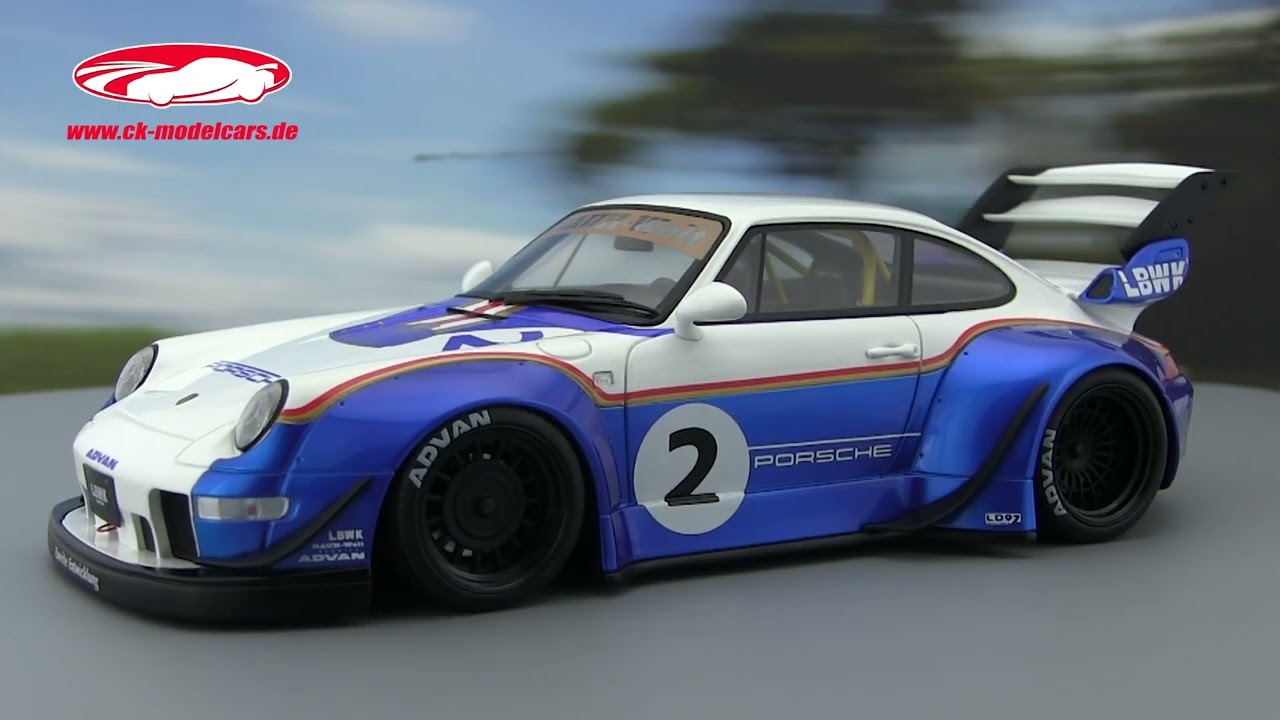 GT-SPIRIT 1:18 Porsche RWB X LB Walk Rauh-Welt 2023 #2 blue