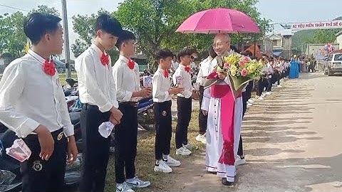 Chúc mừng các em đã được lãnh nhẫn bí tích thêm sức.