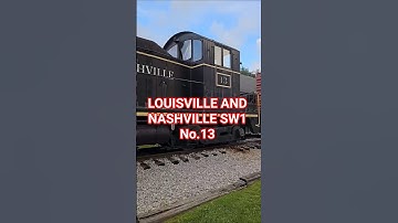 Louisville and Nashville SW1 diesel switcher locomotive number 13 in Foley, Alabama, 2025