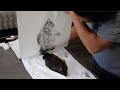 Gyotaku artist Dwight Hwang prints a Rockfish