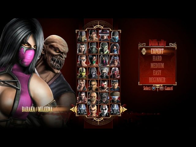 MK9 Tag Ladder Expert Mileena & Baraka 