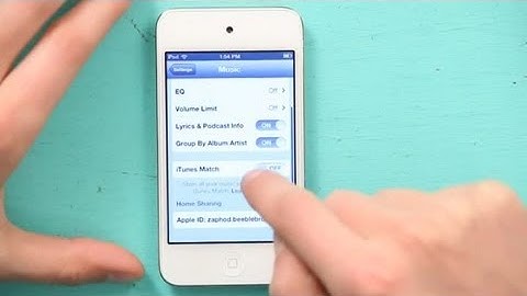 How to Enable Genius Playlists on Your iPod iTouch : iPod Touch