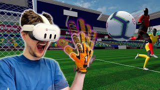 Saving Shots in VR Makes My Hand Shrink?! (CleanSheet)