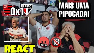 REACT FLAMENGO 0 X 1 SÃO PAULO  REAÇÕES FLAMENGUISTAS MELHORES MOMENTOS FINAL COPA DO BRASIL 2023