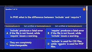 &quot;PHP Quiz Challenge – Can You Earn the Best Employee Certificate?&quot;
