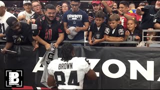 Felt so good to rep that silver and black for the first time. blessed
honored get back out there inspire. follow antonio brown:
https://twitter.co...