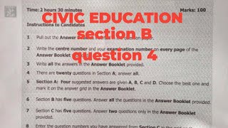 CIVIC EDUCATION