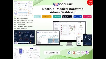 Medical Responsive Admin Dashboard Template with Bootstrap UI Kit – Doclinic