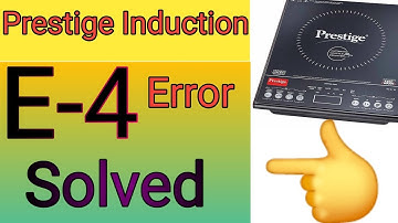 Prestige Induction E-4 Error Solved In This Video 🩷💥👍
