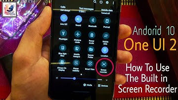 how to Screen Record Any Samsung Devices  One UI 2 Android 10 Update April 2020