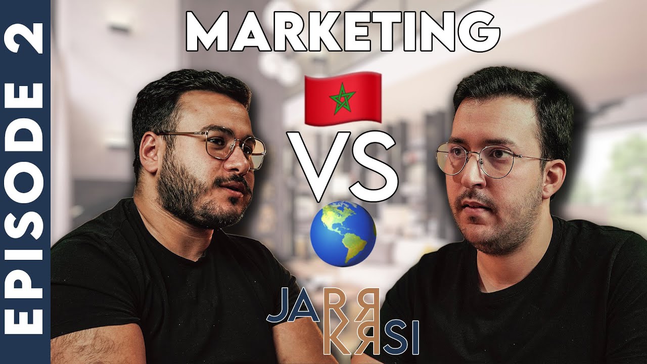 JARR KRSI - العمل والدراسة في مجال التسويق بالمغرب مقابل الخارج