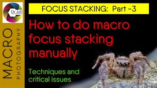 How to do macro focus stacking manually