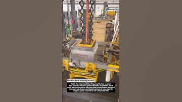 Automatische palletwikkelmachine | Hogesnelheids industriële rekwikkelmachine voor zware lasten