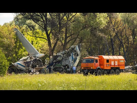 Крушение самолёта Ил-76 в Рязани. Уникальные кадры. Срочный репортаж.