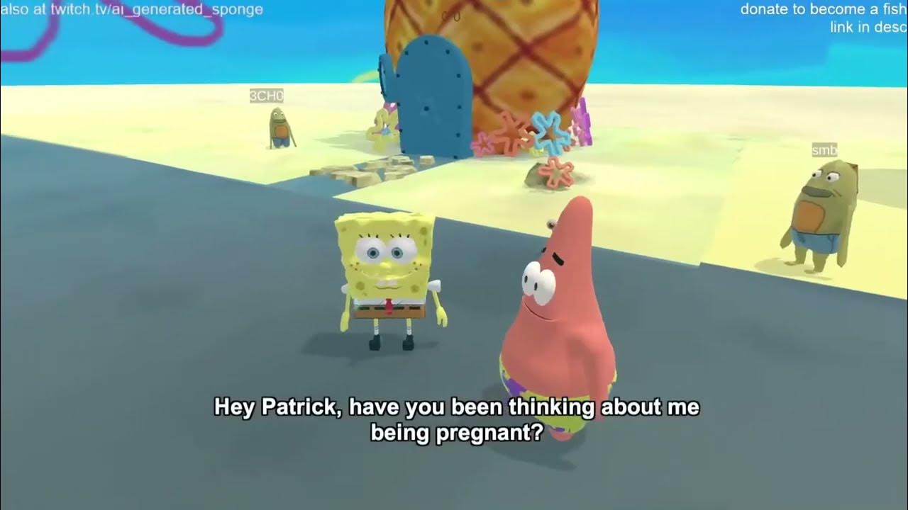 Spongebob is pregnant AI Sponge YouTube