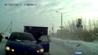 Epic Semi Truck Fail!