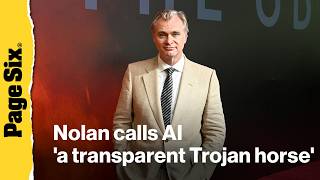 Christopher Nolan says AI 'is a transparent Trojan horse'