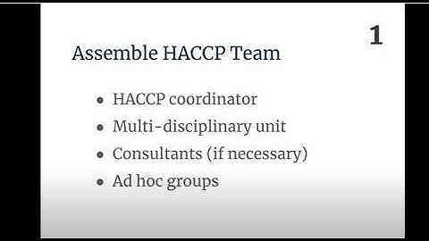 Developing a HACCP Plan - HACCP Certification Training (FREE COURSE)