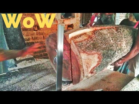 Amazing Woodworking Factory // Extreme Wood Cutting Sawmill Machines ...