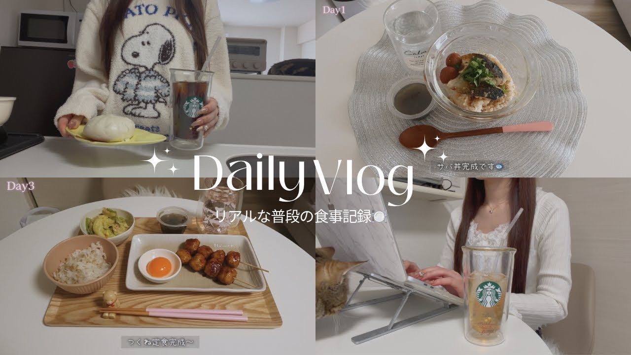 カロリーに縛られない、量で調整する食事vlog🍚🥢【3days】