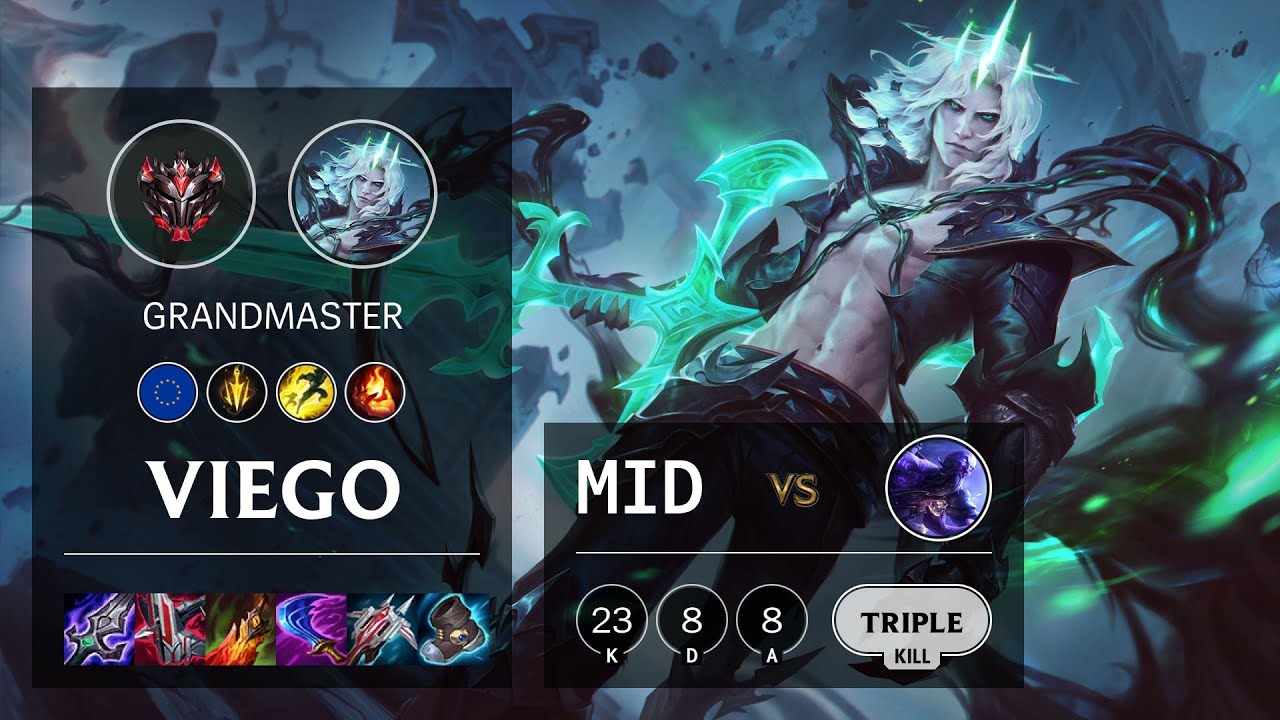 Viego Mid vs Ryze - EUW Grandmaster Patch 11.23