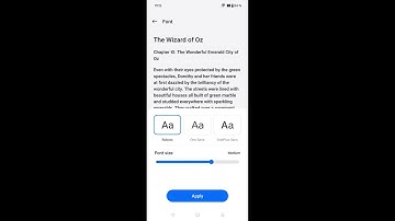 How to change font size OnePlus 12