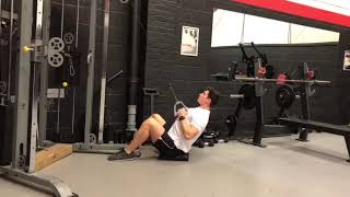 Pull down - lean 45 degree - neutral grip
