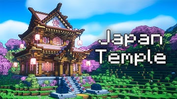 How to Build a Cherry Blossom Temple | Minecraft Tutorial
