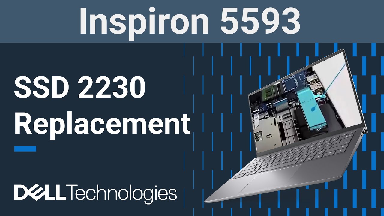Dell Inspiron 5593 | How to replace the 2230 solid state drive