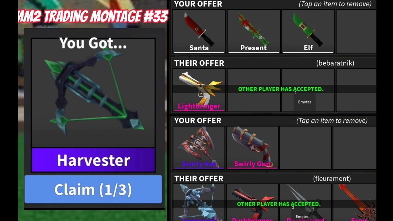 MM2 TRADING Montage #29  Overpaying for stacks 