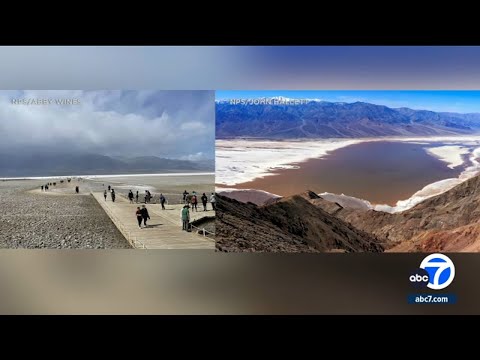 Strong winds actually moved Lake Manly 2 miles in Death Valley