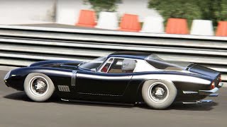 Assetto Corsa Nordschleife Bizzarrini GT Strada 5300 Wire Wheels World Record 7:44.595 TV Cam screenshot 2