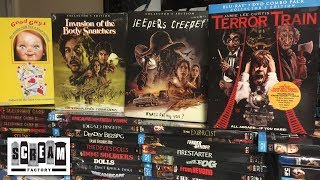 My Scream Factory Collection of 110 Blu-rays