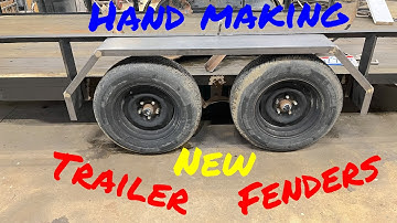 Trailer Fenders. How we made new fenders for our trailer