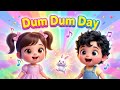Dum Dum Day 🐰🎶 | Funny Bunny Dance Song for Kids | Nursery Rhyme