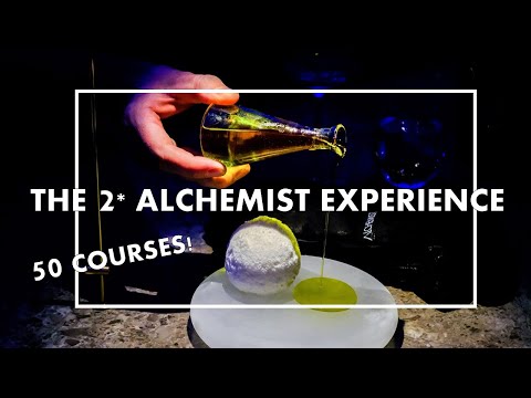 THE ALCHEMIST EXPERIENCE: 50-course dinner at the WORLD&rsquo;S MOST AMAZING RESTAURANT