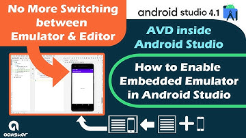 How to enable Embedded Emulator in Android Studio 4.1 | New Emulator inside Android Studio features