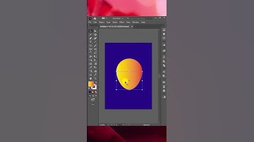 Create Sunset Reflection - Adobe illustrator Tutorial #shortfeed #shorts