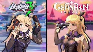 Fischl Genshin Impact VS Honkai Impact 3 screenshot 4