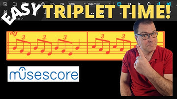 Musescore tutorial triplets musescore 1