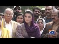 PMLN leader Maryam Nawaz aggressive media talk