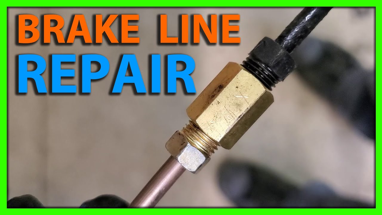 How To Make a Brake Line With a Double Flare Tool - 2002 Ford F150 Rearward  Copper Nickel Line 