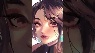 What brushes I use to achieve my messy painty style 🖌️
