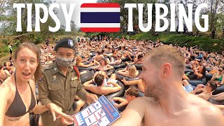 🇹🇭Crazy TIPSY TUBING in Pai Thailand Travel Vlog 2023 - MUST DO for Backpackers in Northern Thailand