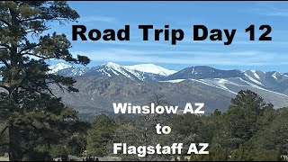 Winslow AZ to Flagstaff AZ Walnut Canyon, Wupatki & Sunset Crater Scenic Drive Road Trip Day 12