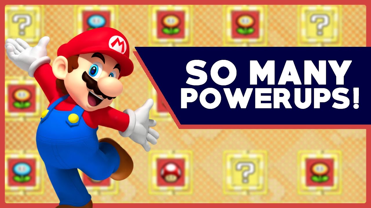Get Lots of powerups in New Super Mario Bros. U 