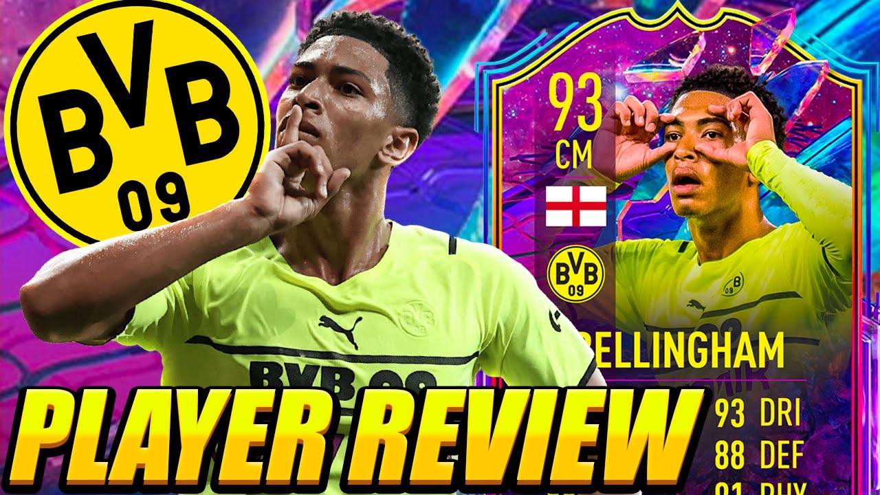 BEST YOUNGSTER! 🔥93 FUTURE STARS BELLINGHAM PLAYER REVIEW! BEST MIDFIELDER IN FIFA 22 ULTIMATE TEAM