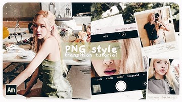 Scrapbook/png style transition tutorial on Alight Motion