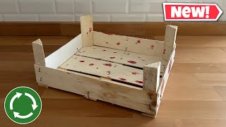 Look What I Did With the Wooden Fruit Crate! Great Recycling Idea! by Evrim Taşer Yılmaz 121,074 views 1 month ago 8 minutes, 2 seconds