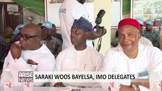 Saraki Woos Bayelsa, Imo Delegates - Arise News Report